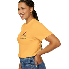 Lauren McGowan Front Logo Back Graphic Baldwin Harbor Animal Hospital "Who Let the Dogs Out?" Tee