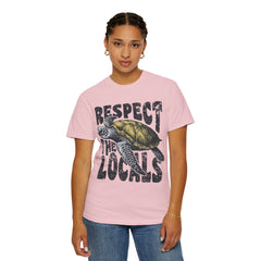 Respect the Locals T-Shirt — Sea Turtle Conservation Graphic Tee