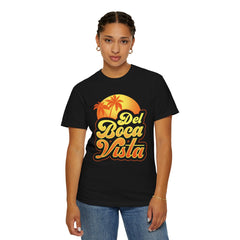 Del Boca Vista Graphic - Unisex Garment-Dyed T-shirt