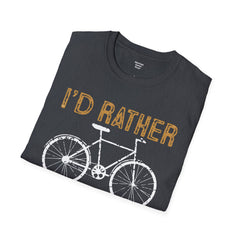 Cycling Enthusiast Unisex T-Shirt - 'I'd Rather Be Cycling' Design