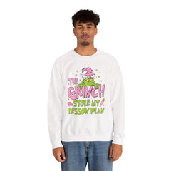 Grinch Stole My Lesson Plan Sweatshirt