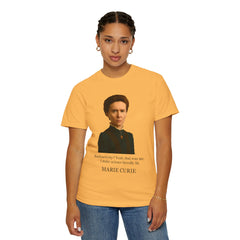 Marie Curie Portrait T‑Shirt — "I Make Science Literally Lit" Science Tee
