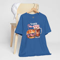 Happy 4th Of July Burger and Mug Graphic, Unisex Jersey Short Sleeve Tee