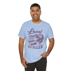 Local Egg Dealer Unisex Jersey Tee - Perfect for Farmers & Foodies