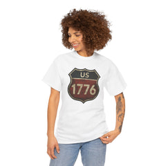 Vintage USA Pride Tee - 1776 Unisex Heavy Cotton Tee