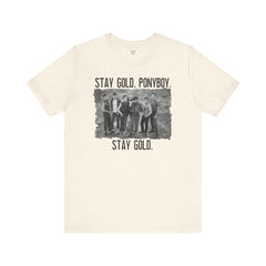 The Outsiders Shirt, Front and Back Images, Greasers Characters Shirt, Unisex Jersey Short Sleeve Tee