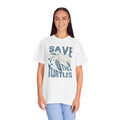 Sea Turtles, Save The Turtles -  Graphic Unisex Garment-Dyed T-shirt