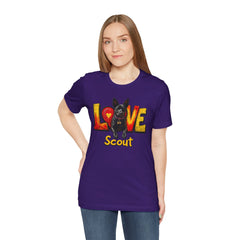 Personalized Love Your Dog T-Shirt — Designed with your dogs name and picture Graphic Tee