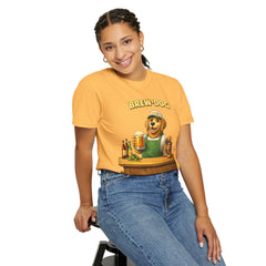 Golden Retriever Brewer Beer T-Shirt — Cute Brew-Dog Graphic Tee