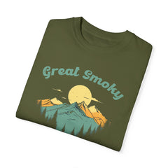 Great Smoky National Park National Park Graphic, Comfort Colors Soft Relaxed Fit Unisex Garment-Dyed T-shirt