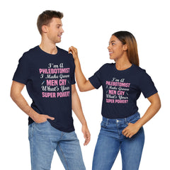Phlebotomist Humor Tee, Funny Medical Shirt, Nurse Gift, Blood Tech Wear, Cute Phlebotomy Humor, Healthcare Apparel