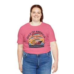 Gulf of USA Courtesy of 47 Graphic Unisex Jersey Tee