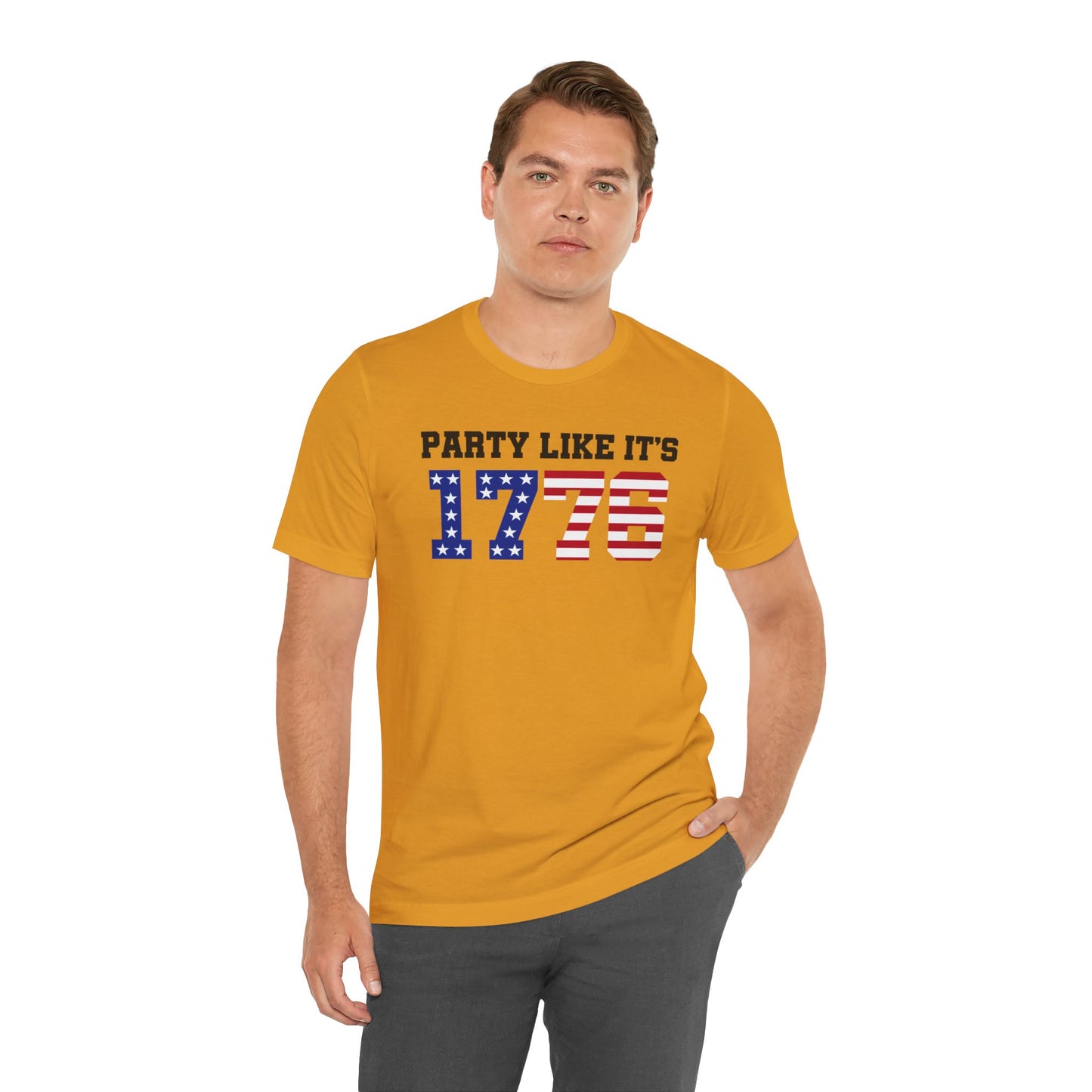 Party Like Its 1776, Graphic Unisex Jersey Short Sleeve Tee