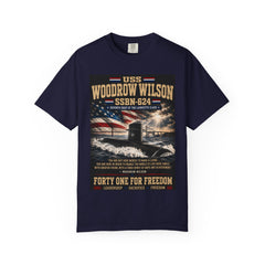 USS Woodrow Wilson SSBN-624 T-Shirt — Forty One for Freedom Submarine Tribute