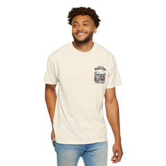 Where the Road Ends Long Island Unisex Garment-Dyed T-shirt