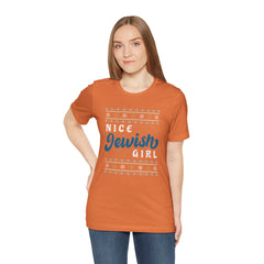 NICE JEWISH GIRL - Unisex Jersey Short Sleeve Tee
