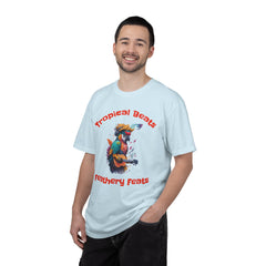 Tropical Beats Graphic T-Shirt — Feathery Feats Design