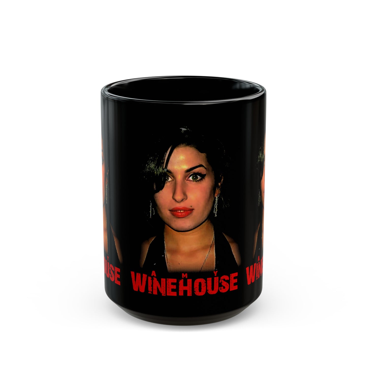 Gone Too Soon, Amy Winehouse, 3 Graphics Black Mug (11oz, 15oz)