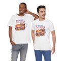 Happy 4th Of July Burger and Mug Graphic, Unisex Jersey Short Sleeve Tee