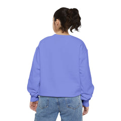 Floral Butterfly Sweatshirt — Tropical Hibiscus Garden Crewneck