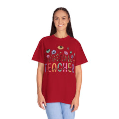 Floral Teacher Appreciation T-Shirt - Comfort Colors Soft