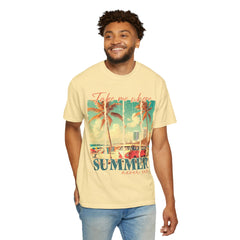 Summer Vibes Graphic T-Shirt - "Take Me Where Summer Never Ends"