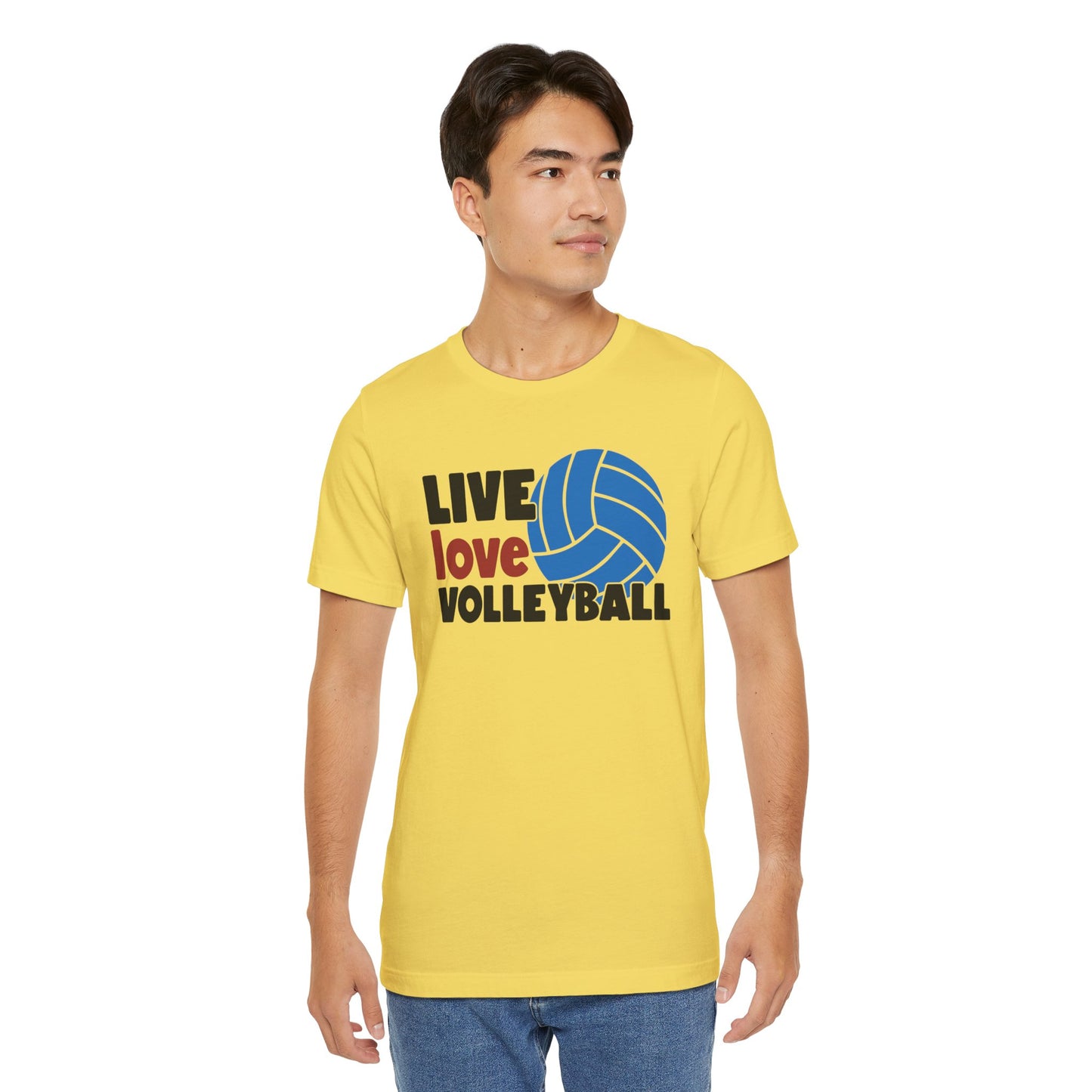 Live Love Volleyball T Shirt,gift for her,gift for him,volleyball gift,sports tee,team shirt,player gift,coach gift,Love Volleyball,Spike it