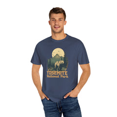 Yosemite National Park Graphic, Comfort Colors Soft Relaxed Fit Unisex Garment-Dyed T-shirt