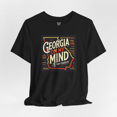 Georgia On My Mind - Ray Charles - Graphic Unisex Jersey Short Sleeve Tee