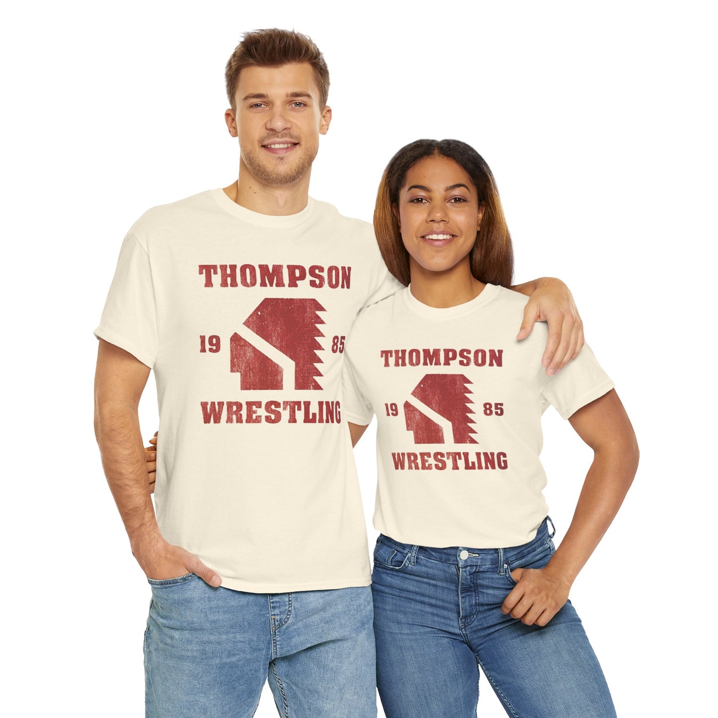 THOMPSON WRESTLING 1985, Unisex Heavy Cotton Tee