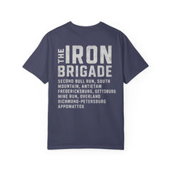 Iron Brigade Civil War Battles Unisex Garment-Dyed T-Shirt - Vintage Military Graphic Tee
