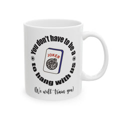 Mahjong Graphic mug, funny mahjong gift, ceramic mug, 11oz mug,15oz mug, gift for player, mahjong lover gift, Mahjong enthusiast present