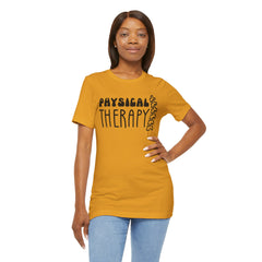 Physical Therapy Unisex Tee - Spine Graphic Gift for PT Student