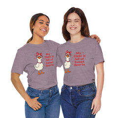 Teacher Valentine T-Shirt — "My Class Is Full of Sweet Hearts" Cute Duck Design