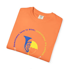 Blue French Horn & Yellow Umbrella T-Shirt — HIMYM Fan Tee