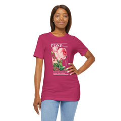 Rose Definition Unisex Tee - Symbol Of Romance, Love, Beauty And Courage