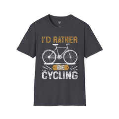 Cycling Enthusiast Unisex T-Shirt - 'I'd Rather Be Cycling' Design