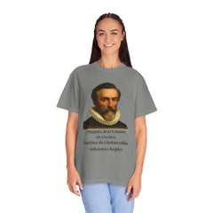 Kepler Coffee Quote T-Shirt — Astronomy Nerd Vintage Portrait Tee