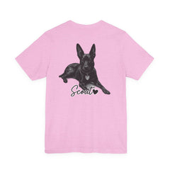 Dog Mom T-Shirt — Personalized Your Dog Image  Tee (Custom Name)
