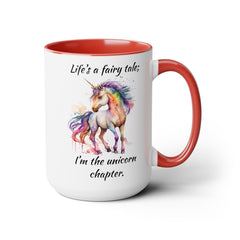 Unicorn coffee 15oz ceraminc mug,