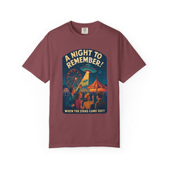 A Night to Remember! Vintage Style Unisex T-Shirt, Retro Graphic Tee, Fun Carnival Shirt, Summer Festival Top, Unique Gift