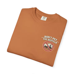 Wyoming Funny Roadtrip T-Shirt — "Three Things You Don’t Do in Wyoming" Adventure Tee