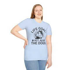 Dog Lover Life Goal Pet ALL The Dogs T-Shirt
