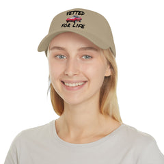 Vetted For Life Hat — Vintage Red Car Baseball Cap