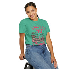 Bhavna Personalized 50th Birthday Girls Trip Savannah, Georgia T-Shirt