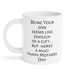 Mom humor mug, funny mom gift, gift from son, unique mom gift, coffee lover mug, humorous mug, Mothers Day mug, present for mom, mom fun mug