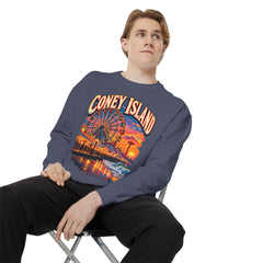 Brooklyn's Coney Island Sunset Sweatshirt - Comfort Colors Soft