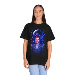 Cosmic Bowie Garment Dyed Unisex T-Shirt