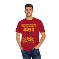 Fahrenheit 451 Graphic T-shirt, Unisex Book Lover Tee, Literary Gift, Reading Enthusiast Apparel, Ray Bradbury Merch, Cozy Casual Wear