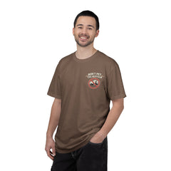 Wyoming Funny Roadtrip T-Shirt — "Three Things You Don’t Do in Wyoming" Adventure Tee